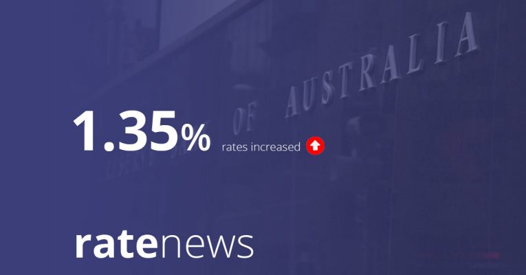 RBA increased interest rates for June, 2022 at 1.35 per cent